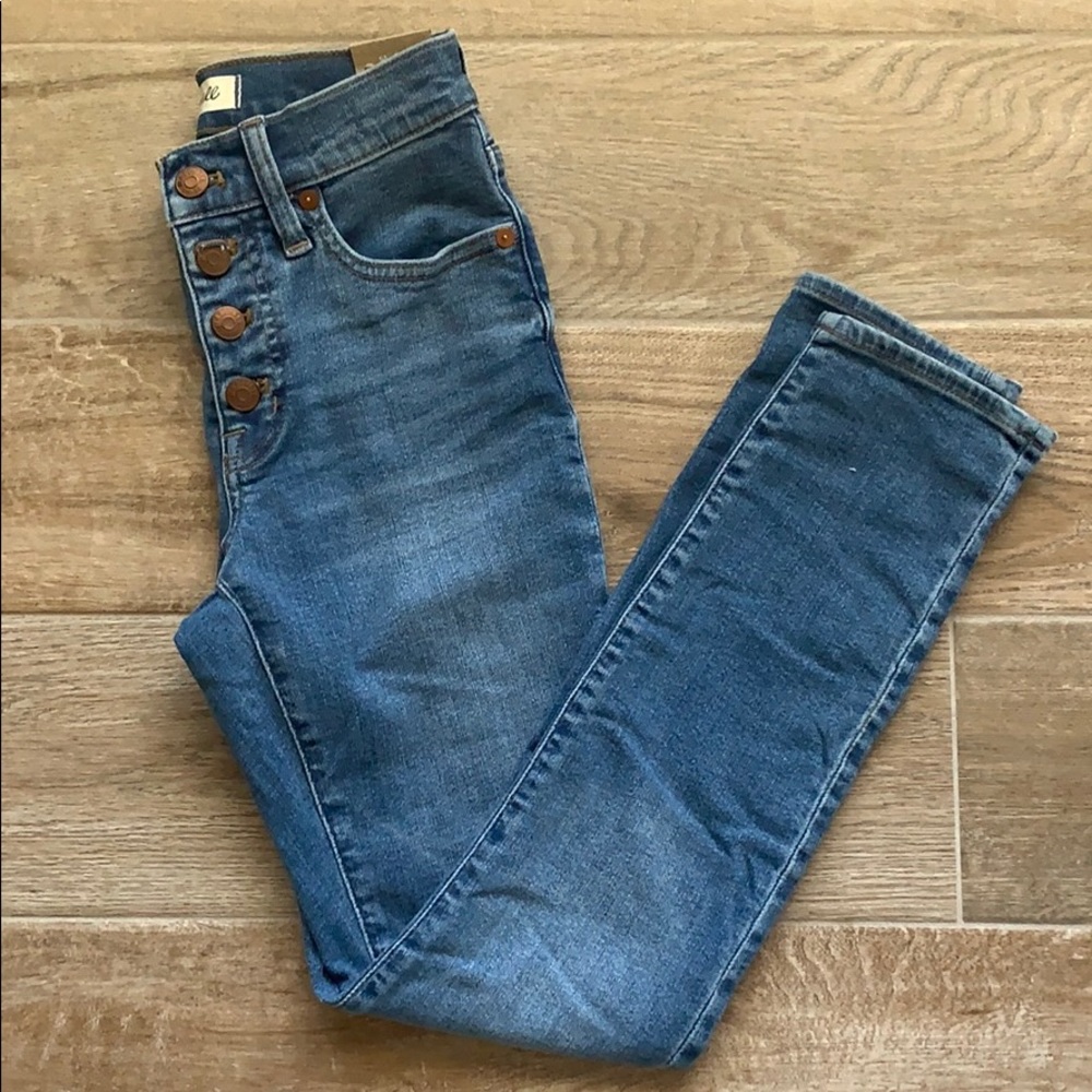 Madewell 9” Mid-Rise Skinny Crop Jeans